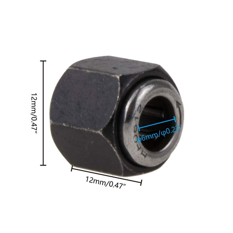 COJOYS 12mm Hex Nut One Way Bearing H12 for Pull Starter Vertex VX 16 18 SH 21 Engines Parts Fit HSP R025 RC Nitro Car Buggy Monster Truck, Cojoys - Image 4